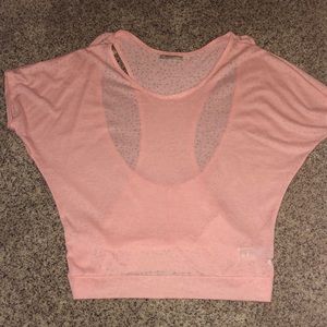 Racer back pink shirt